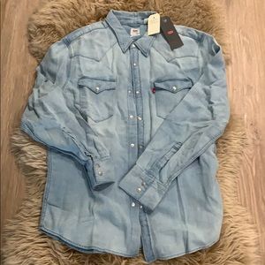 Levi “ Barstow Western Denim” Long Sleeve Shirt